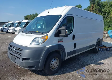 2017 Ram Promaster 2500 High Roof 159 Wb z USA, uszkodzony, nr VIN 3C6TRVDG4HE518212